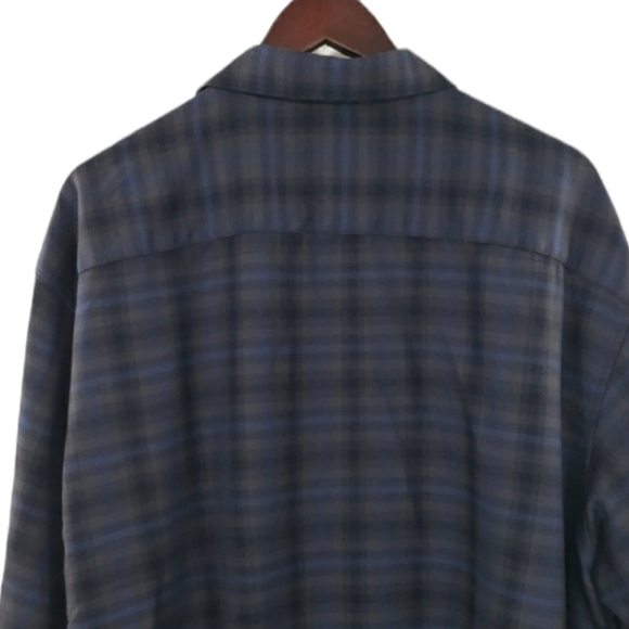 ❌SOLD❌Vintage Pendleton Woolen Blue Plaid Button Down Shirt - Picture 5 of 15